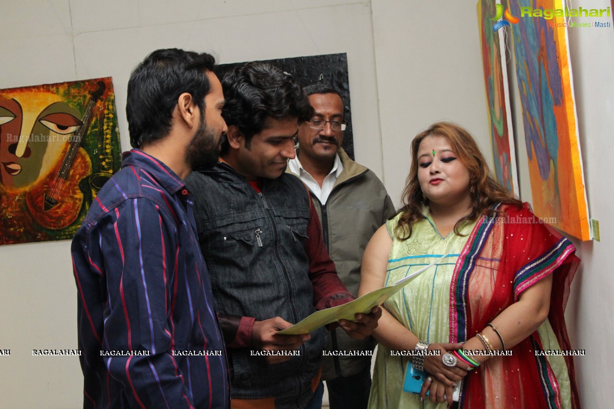 Art Exhibition by Lopa Mudra at State Art Gallery