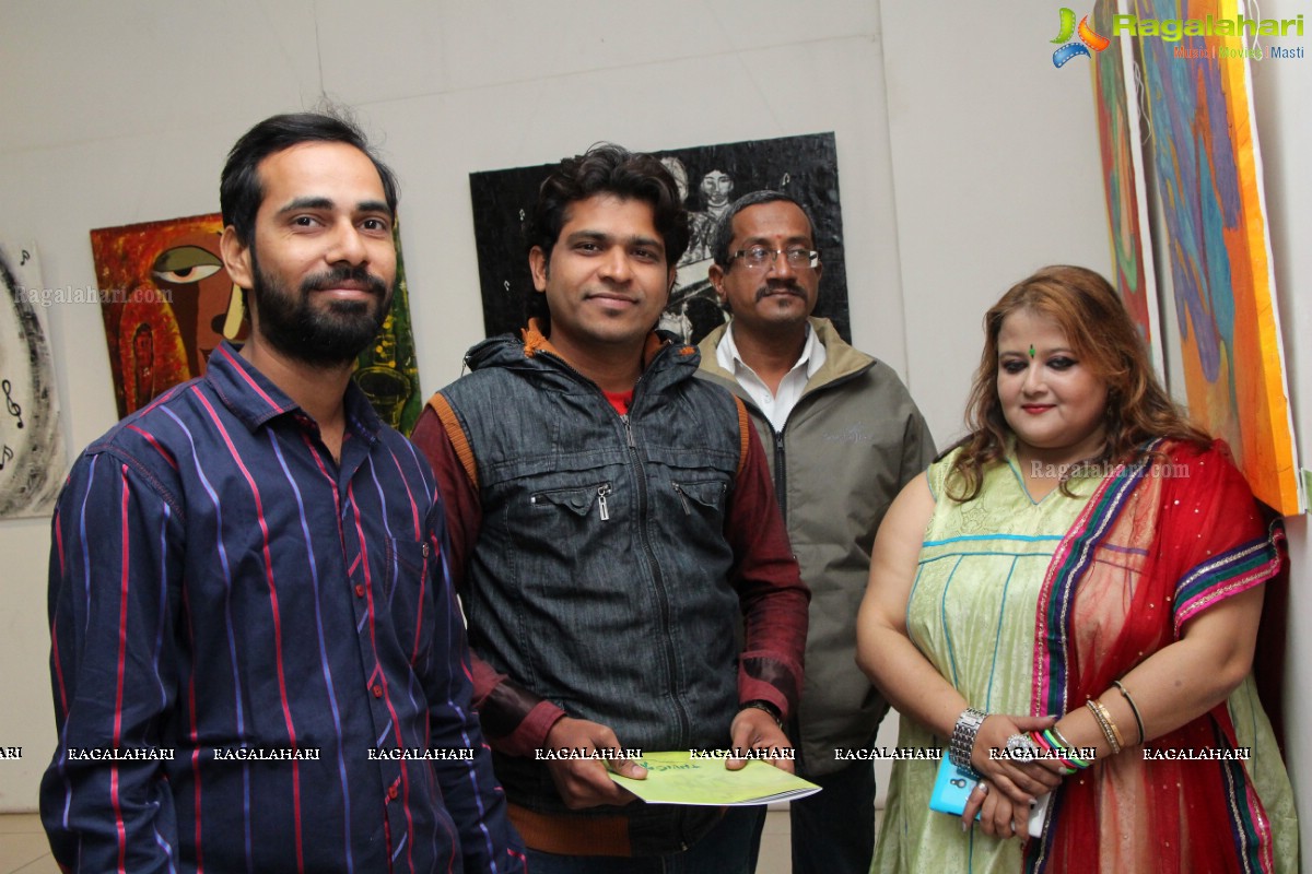 Art Exhibition by Lopa Mudra at State Art Gallery
