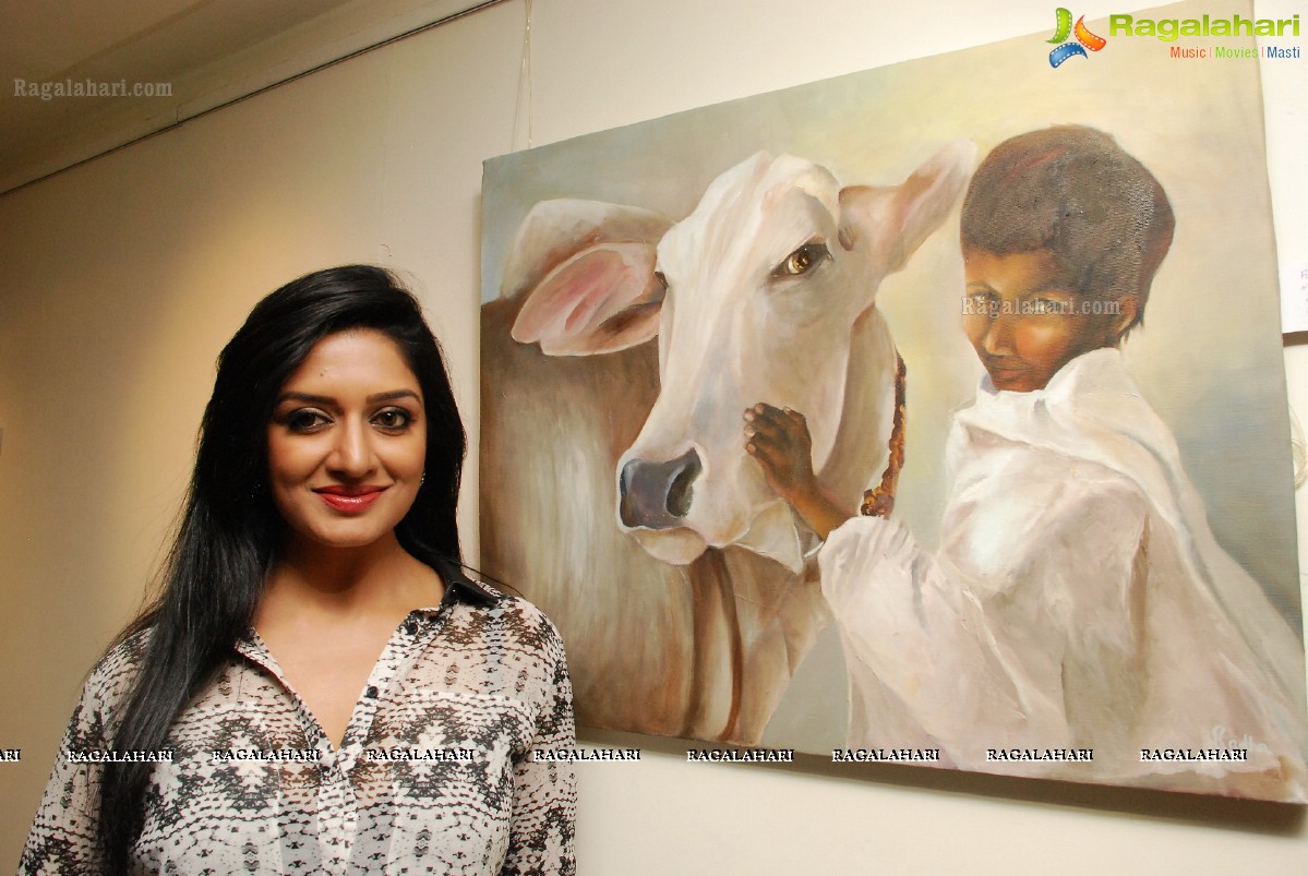 Art Life @ 55 - Debut Solo Art Show by Radha Valluri Rao  at Muse Art Gallery