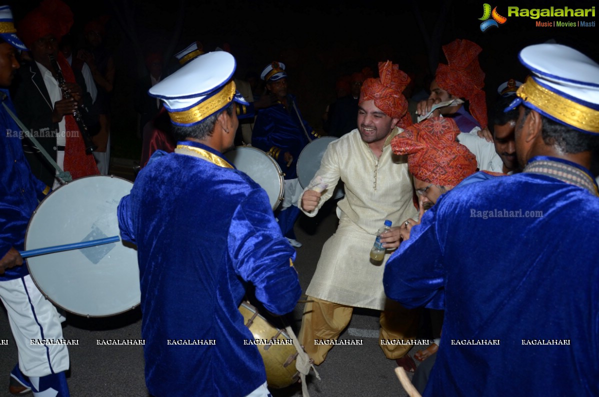 Grand Wedding Reception of Ashish and Ravisha at Novotel, Hyderabad