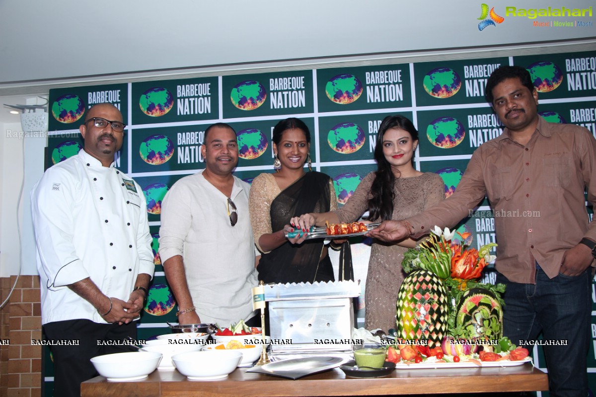 Nikitha Narayan launches Barbeque Nation Outlet at Gachibowli, Hyderabad