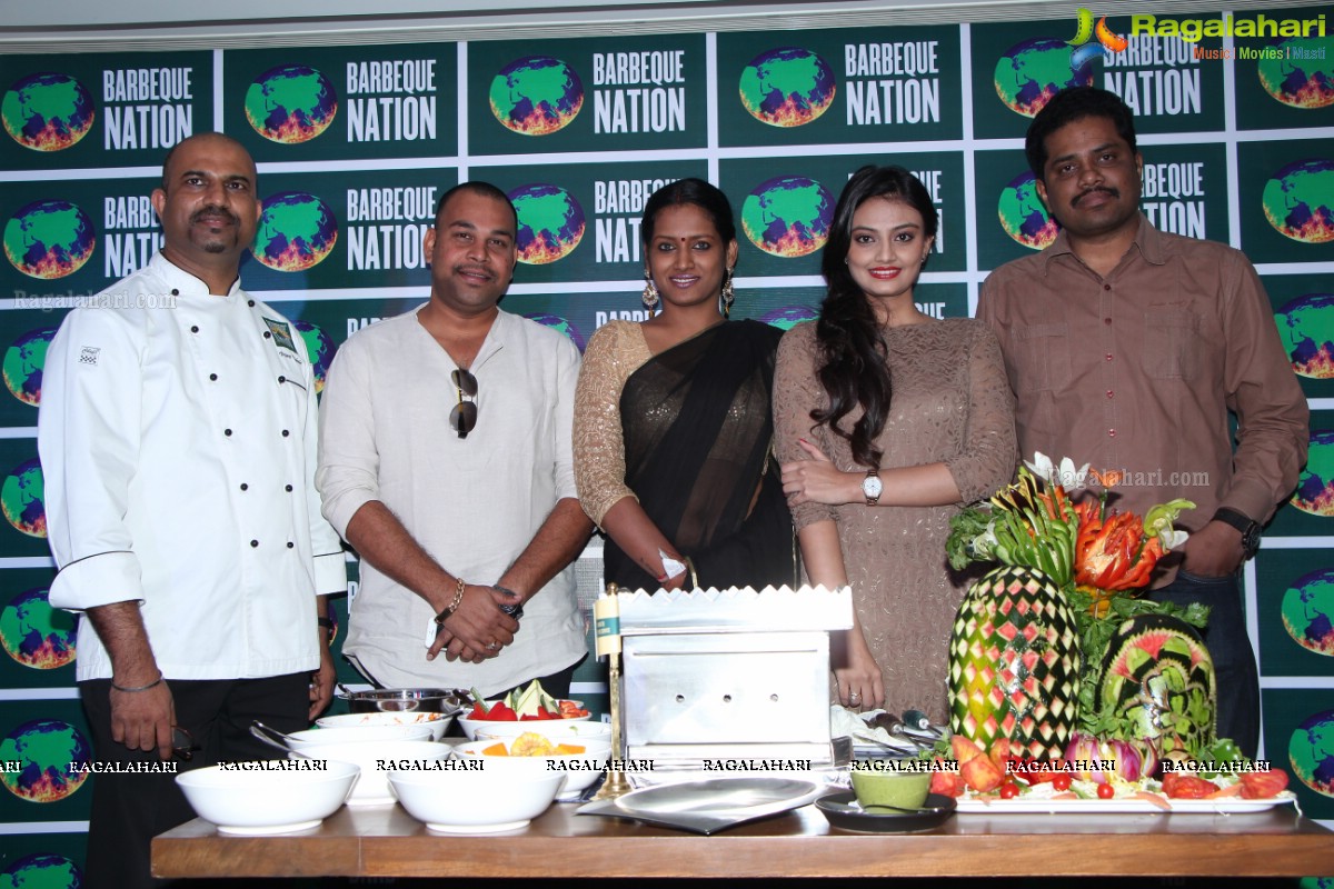 Nikitha Narayan launches Barbeque Nation Outlet at Gachibowli, Hyderabad