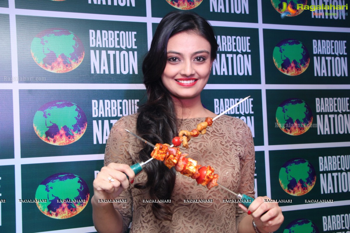 Nikitha Narayan launches Barbeque Nation Outlet at Gachibowli, Hyderabad