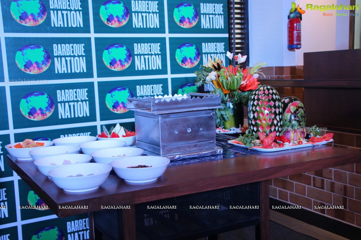 Nikitha Narayan launches Barbeque Nation Outlet at Gachibowli, Hyderabad