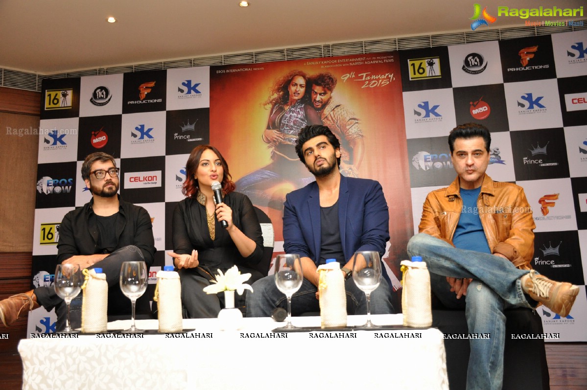 Tevar Press Meet, Hyderabad