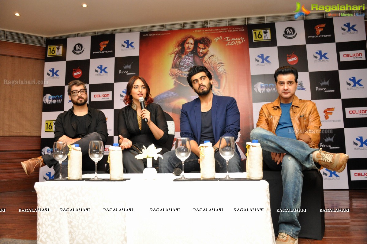 Tevar Press Meet, Hyderabad