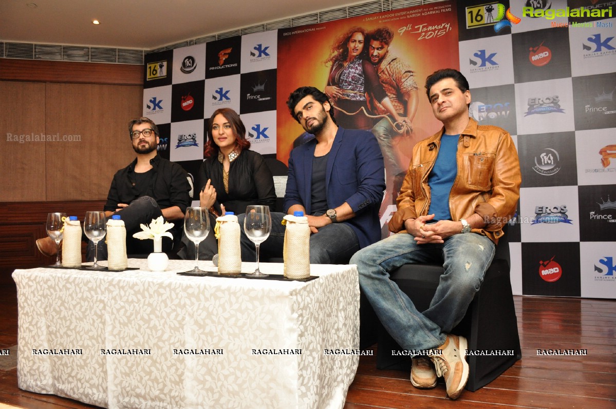 Tevar Press Meet, Hyderabad