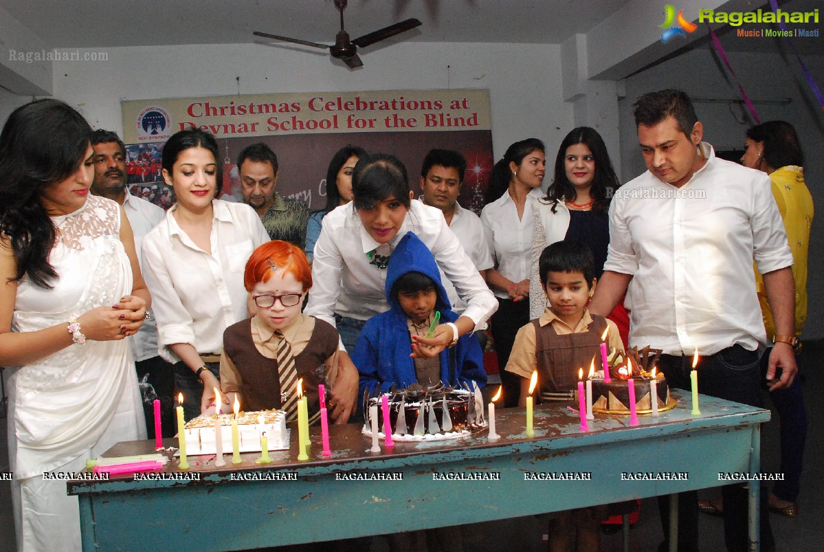 Christmas Celebrations 2014 at Devnar School For The Blind, Hyderabad