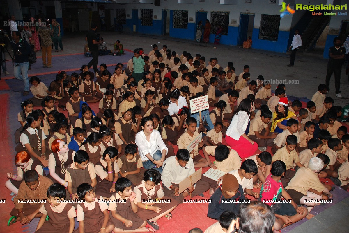 Christmas Celebrations 2014 at Devnar School For The Blind, Hyderabad