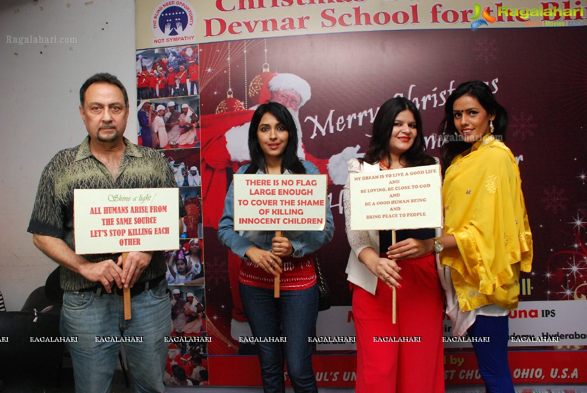 Christmas Celebrations 2014 at Devnar School For The Blind, Hyderabad