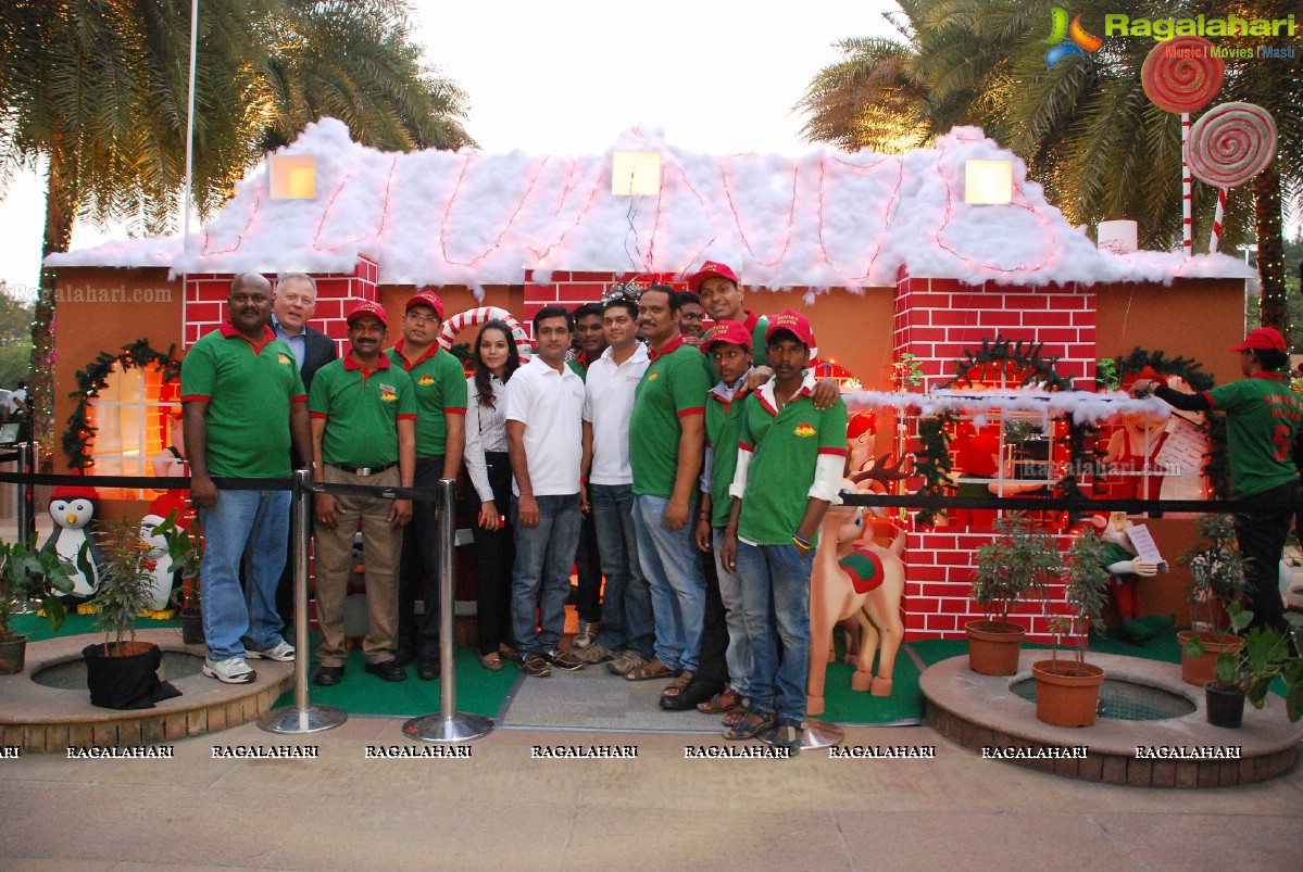 Christmas Tree Lightning Ceremony 2014 at Hotel Novotel, Hyderabad