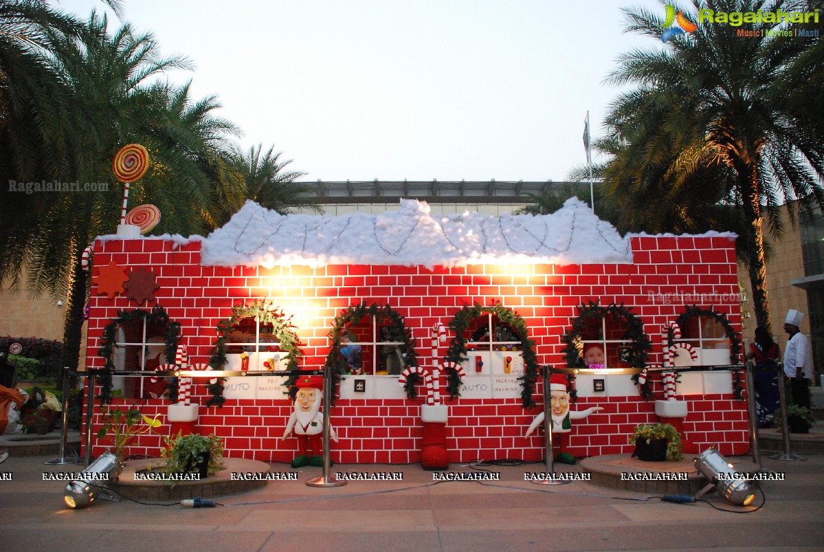 Christmas Tree Lightning Ceremony 2014 at Hotel Novotel, Hyderabad