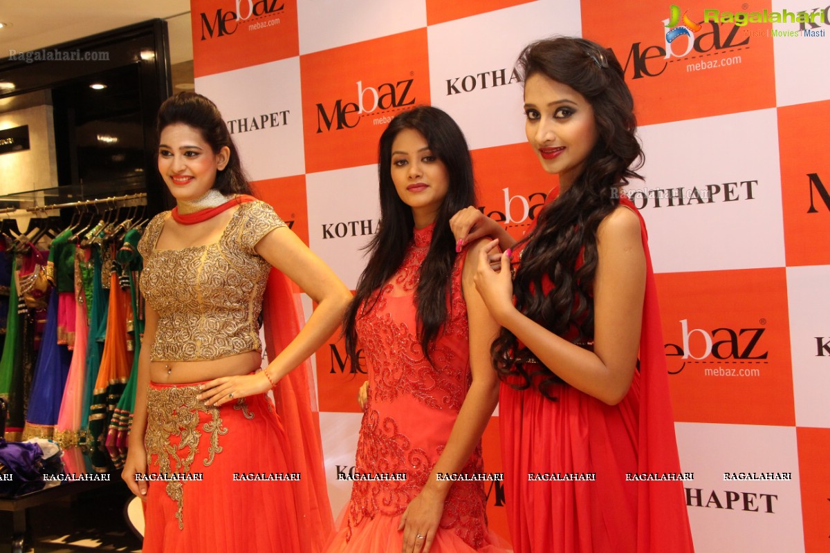 Mebaz Cocktail Saree Collection Launch