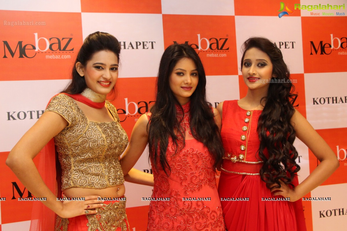 Mebaz Cocktail Saree Collection Launch