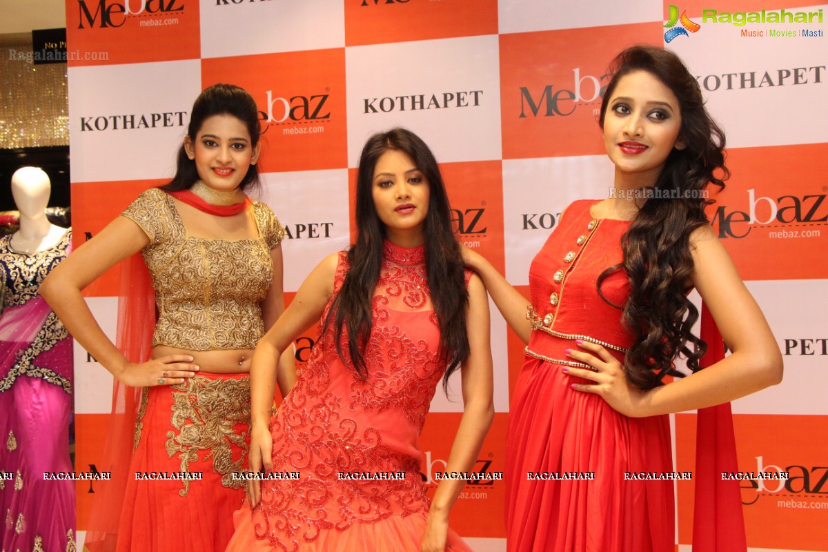 Mebaz Cocktail Saree Collection Launch