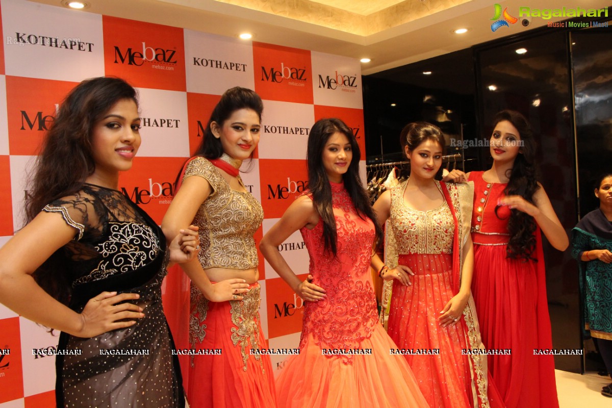 Mebaz Cocktail Saree Collection Launch