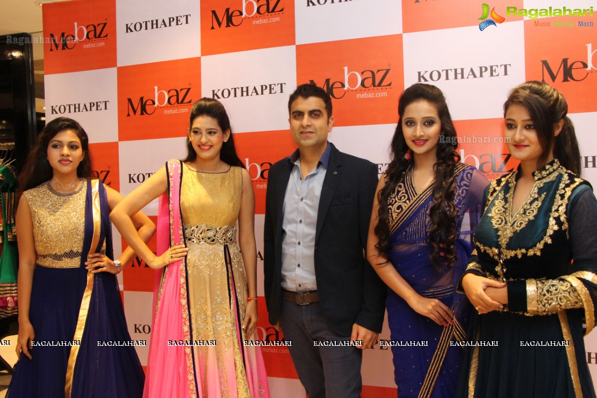 Mebaz Cocktail Saree Collection Launch