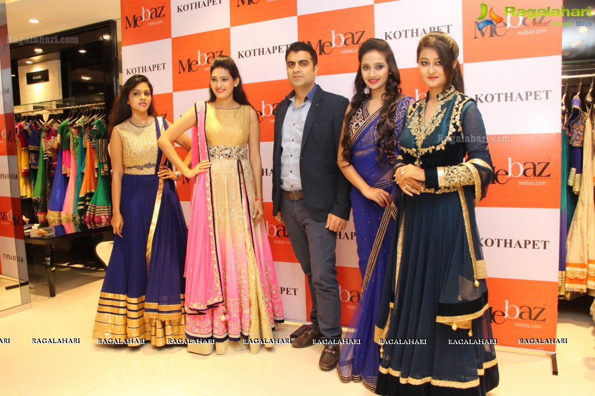 Mebaz Cocktail Saree Collection Launch