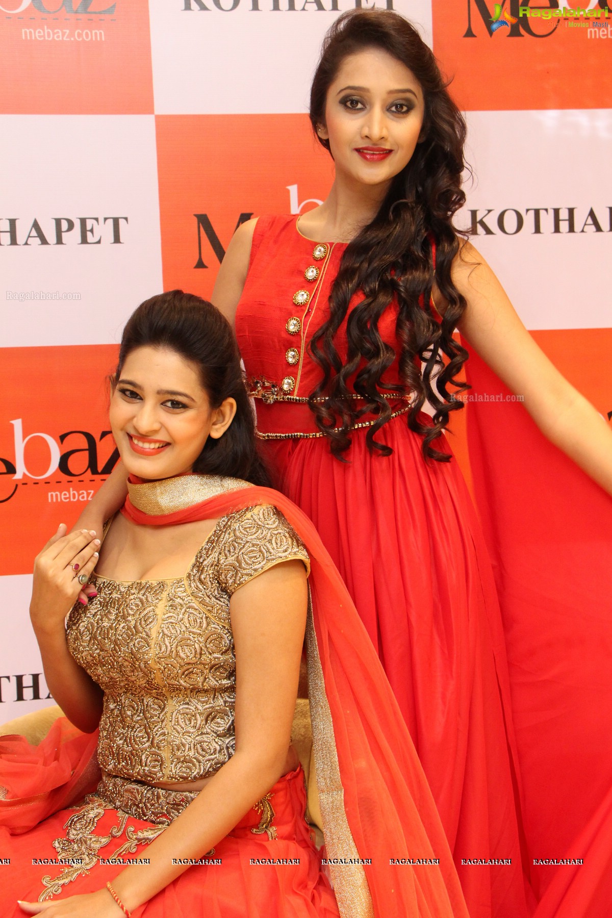 Mebaz Cocktail Saree Collection Launch