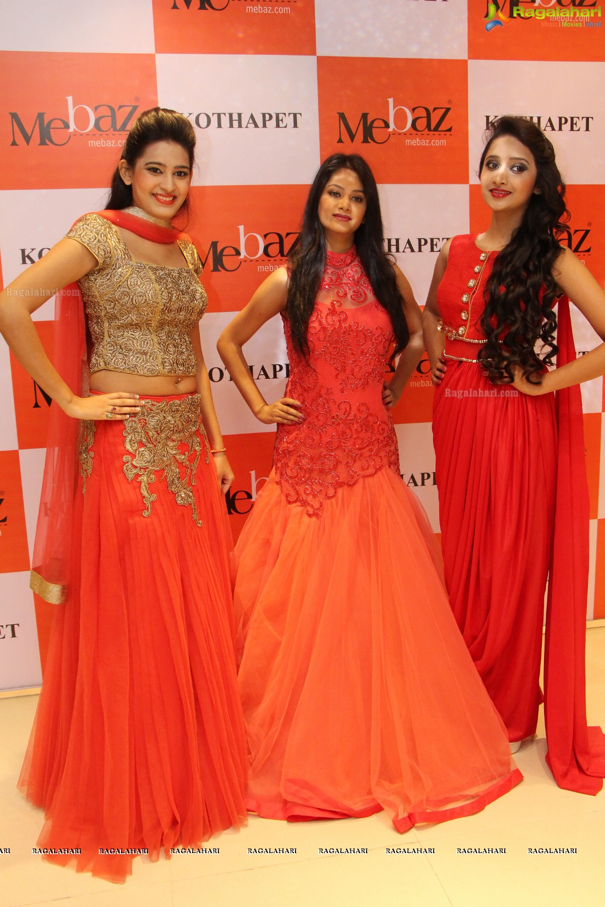 Mebaz Cocktail Saree Collection Launch