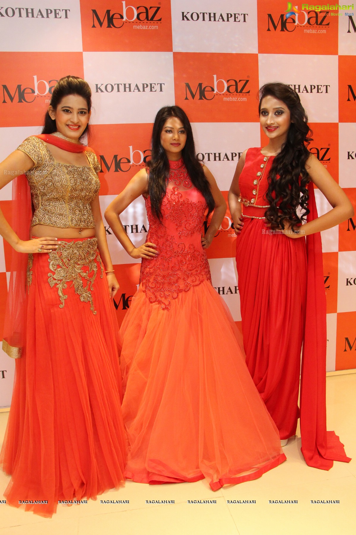 Mebaz Cocktail Saree Collection Launch