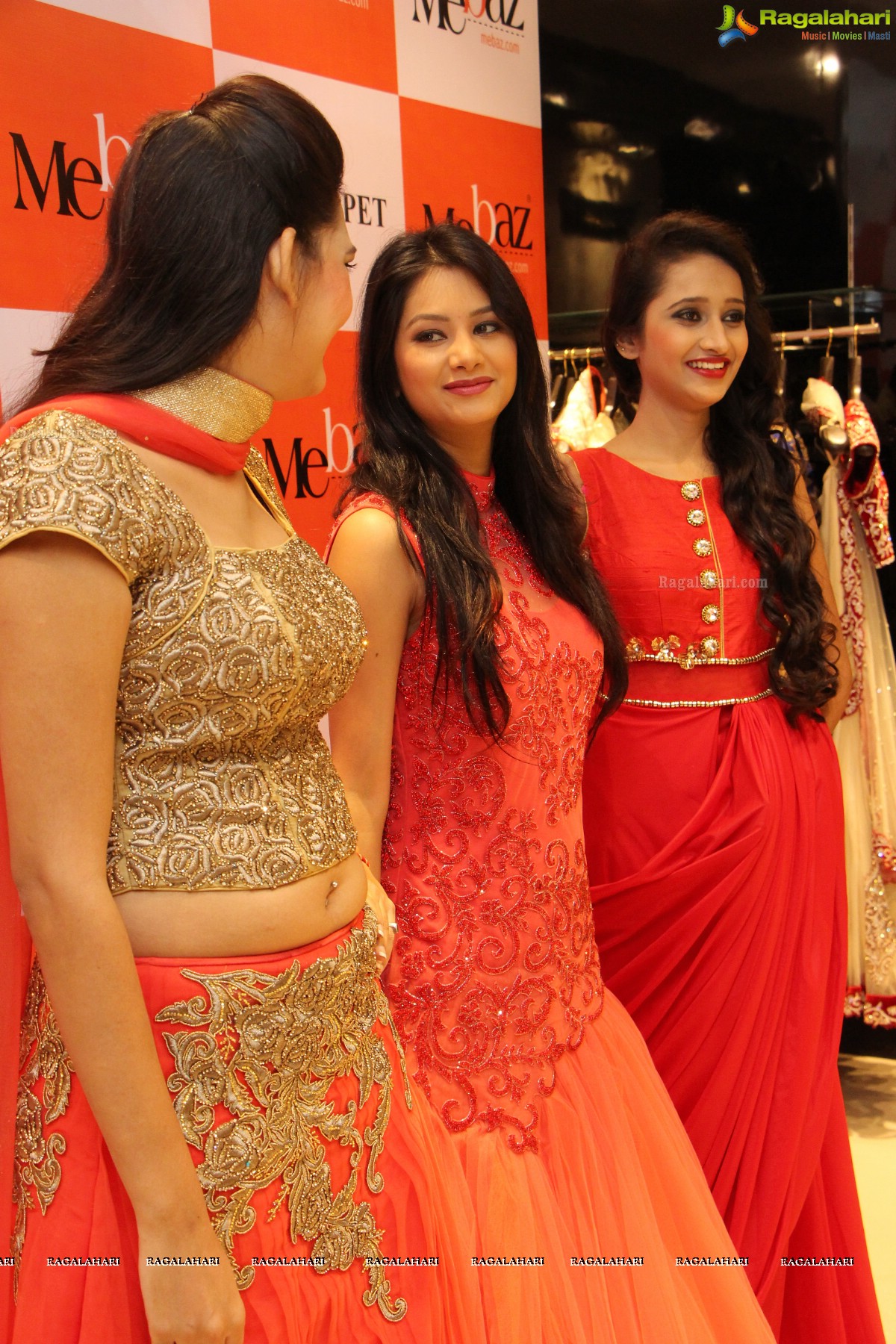 Mebaz Cocktail Saree Collection Launch