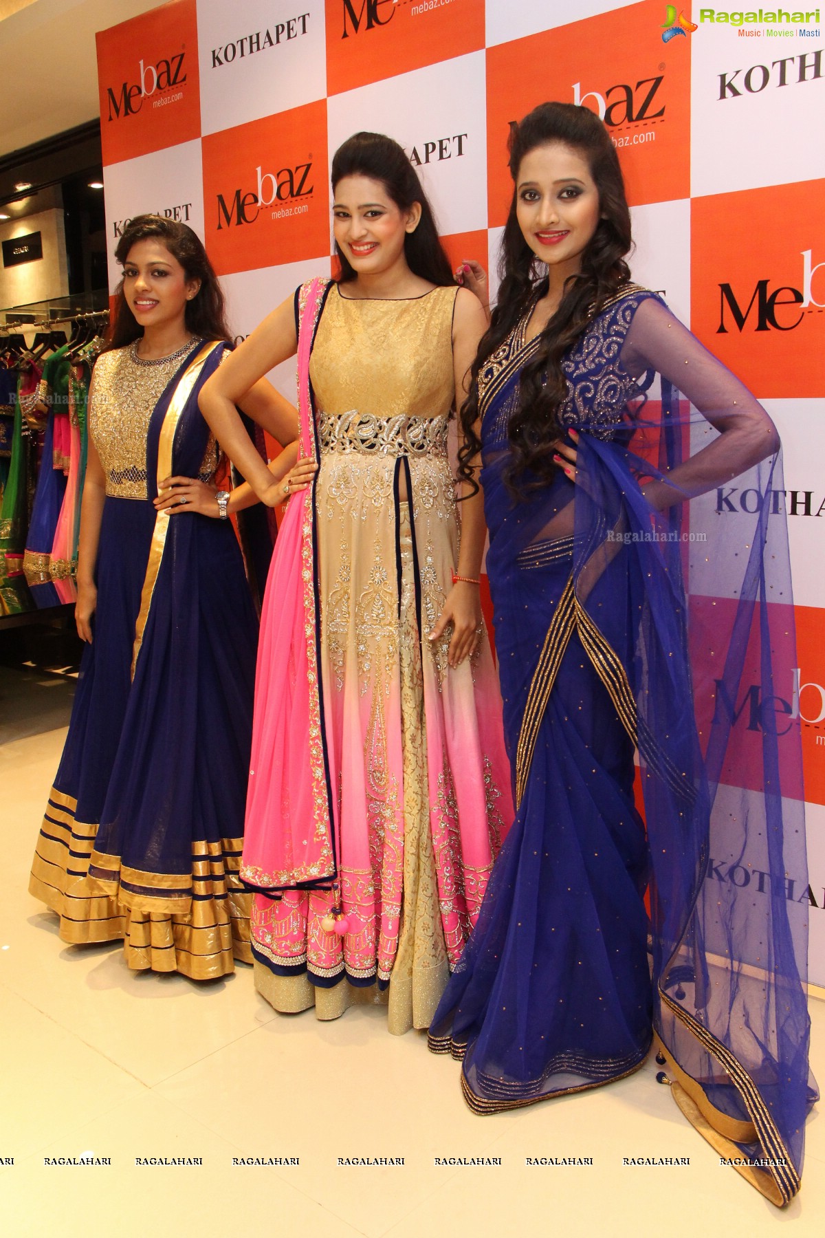 Mebaz Cocktail Saree Collection Launch