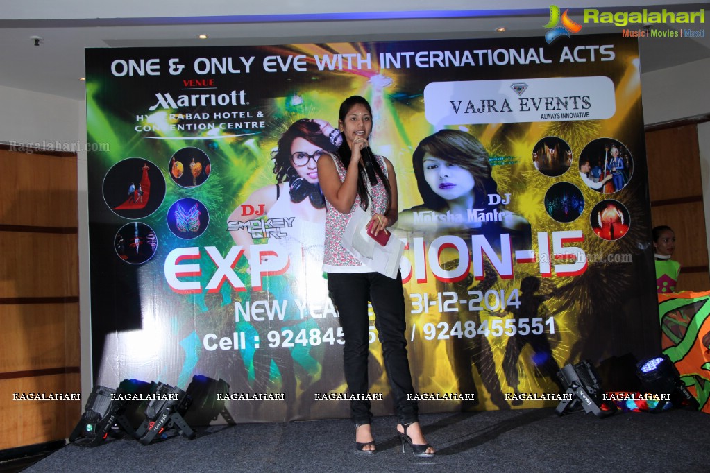 Announcement of New Year Explosion-2015 by Vajra Events