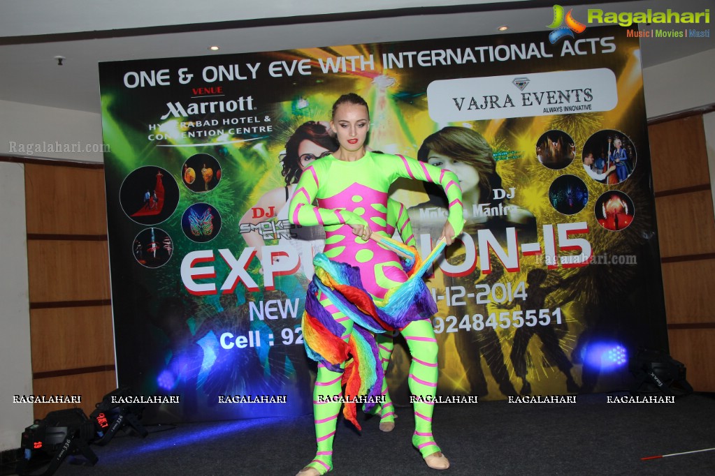 Announcement of New Year Explosion-2015 by Vajra Events