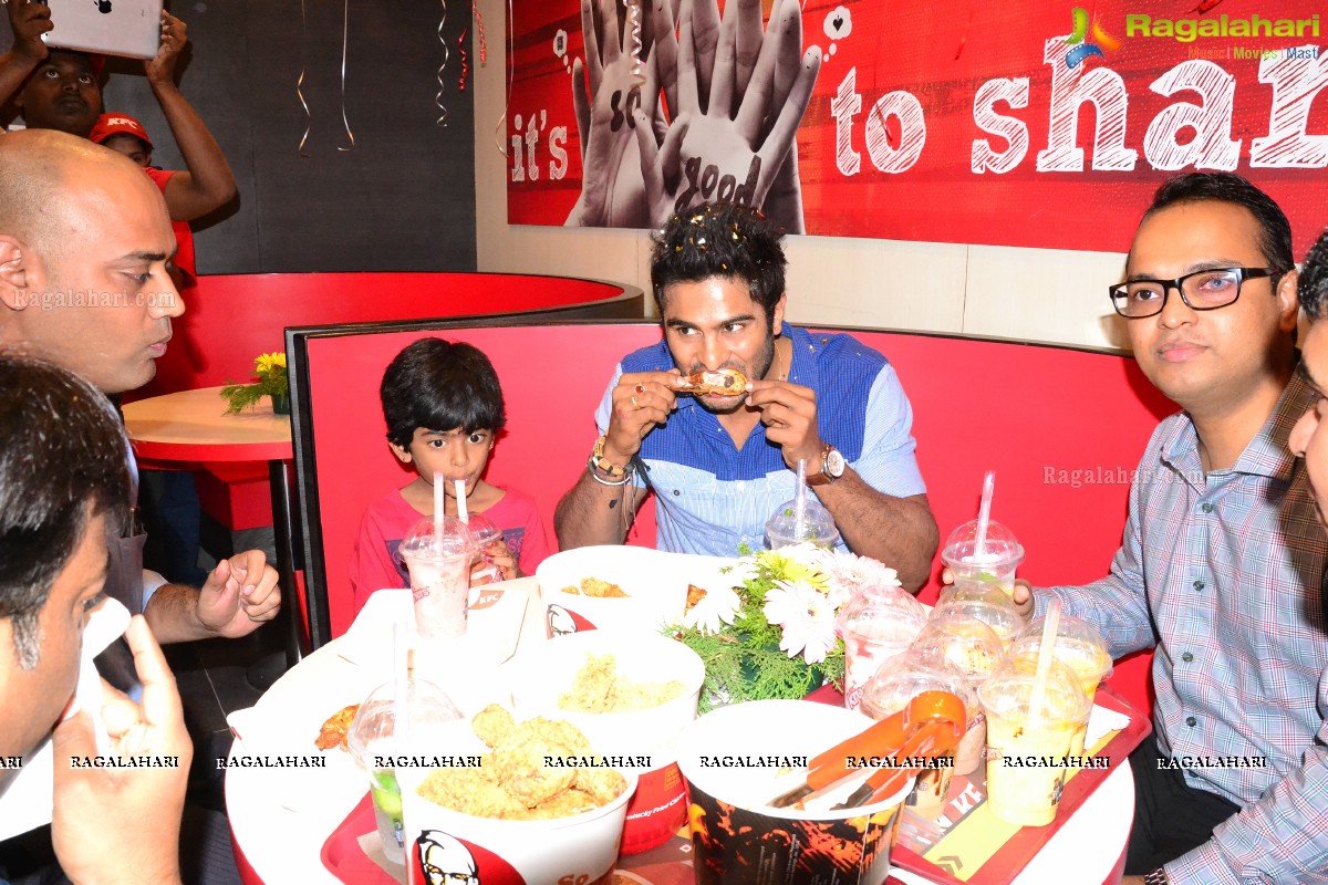 Sudheer Babu launched KFC at The Forum Sujana Mall, Hyderabad