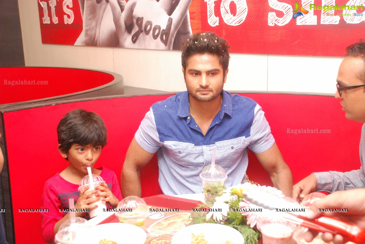 Sudheer Babu launched KFC at The Forum Sujana Mall, Hyderabad