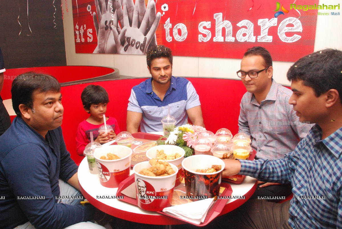 Sudheer Babu launched KFC at The Forum Sujana Mall, Hyderabad