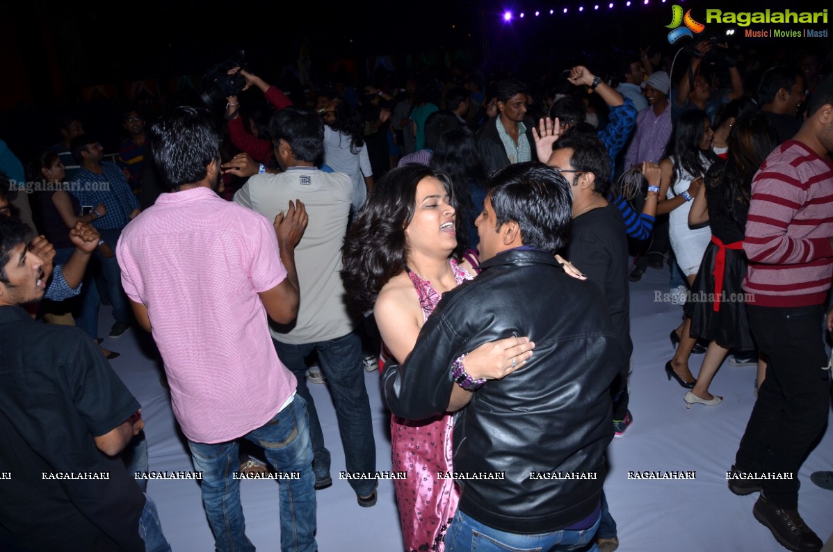 2015 New Year's Eve Celebrations at HITEX, Hyderabad