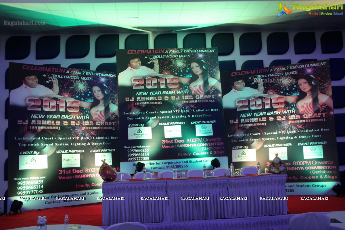 Sandhya Convention Centre New Year Bash 2014 Curtain Raiser