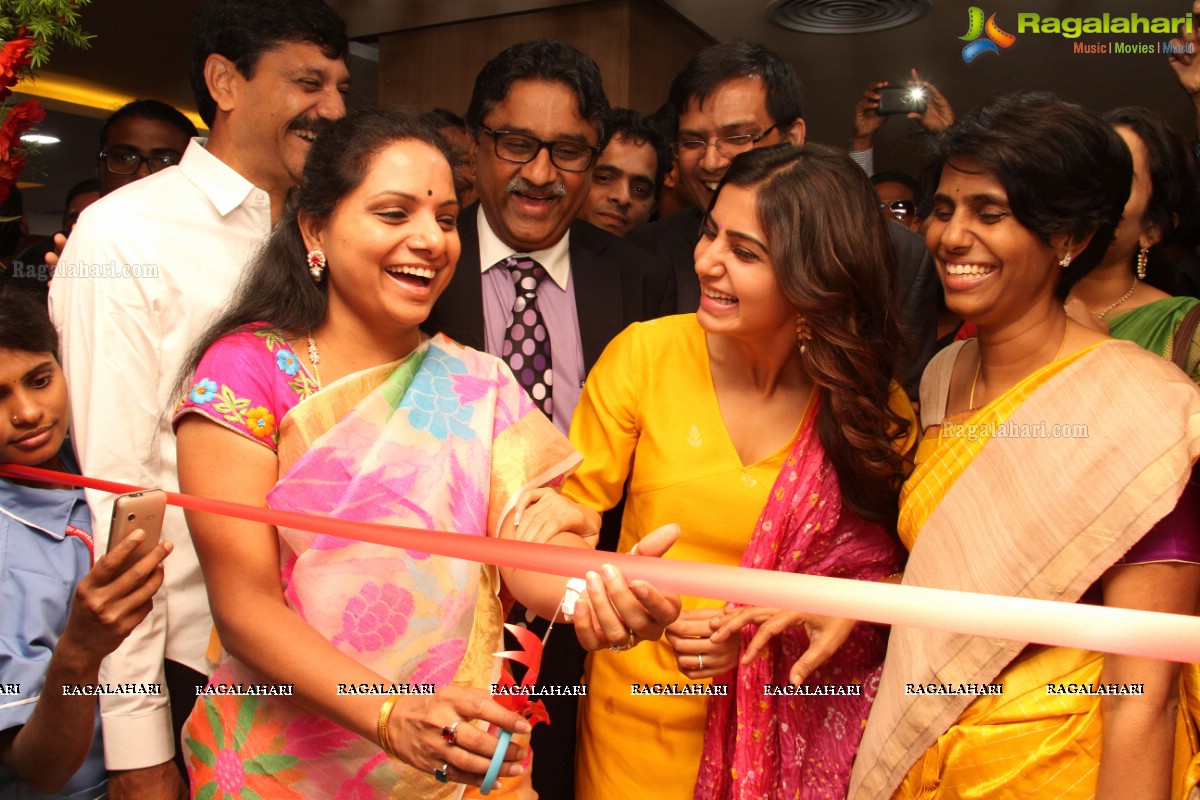 Samantha-Kavitha launches Sunshine Woman And Child Centre in Madhapur, Hyd