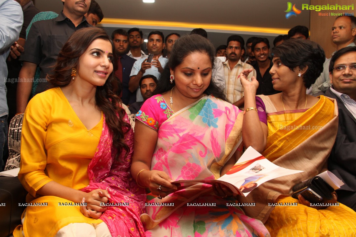 Samantha-Kavitha launches Sunshine Woman And Child Centre in Madhapur, Hyd