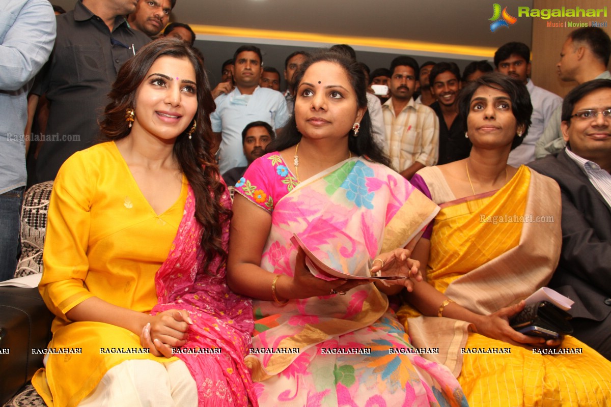 Samantha-Kavitha launches Sunshine Woman And Child Centre in Madhapur, Hyd