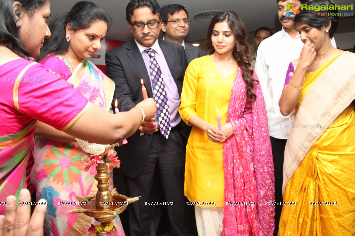 Samantha-Kavitha launches Sunshine Woman And Child Centre in Madhapur, Hyd