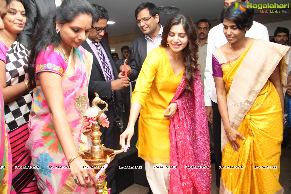 Samantha-Kavitha launches Sunshine Woman And Child Centre in Madhapur, Hyd