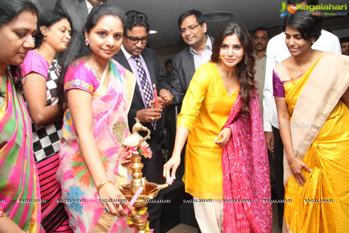 Samantha-Kavitha launches Sunshine Woman And Child Centre in Madhapur, Hyd