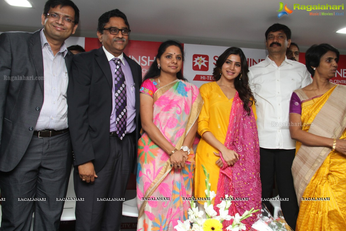 Samantha-Kavitha launches Sunshine Woman And Child Centre in Madhapur, Hyd