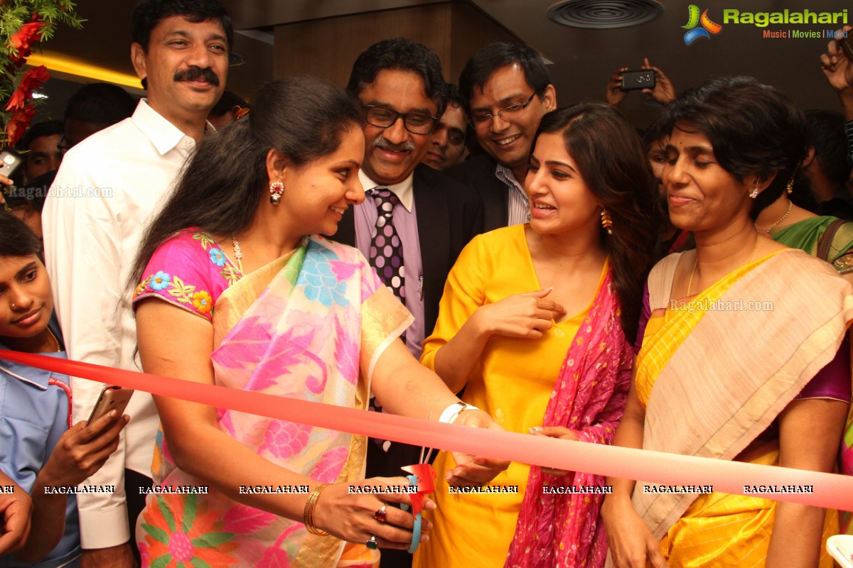 Samantha-Kavitha launches Sunshine Woman And Child Centre in Madhapur, Hyd