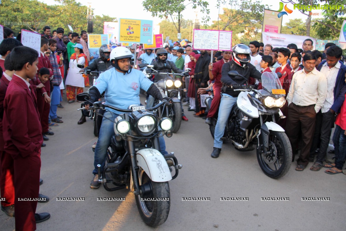 5K Run for Autism Awareness Save the Girl Child at Necklace Road, Hyderabad