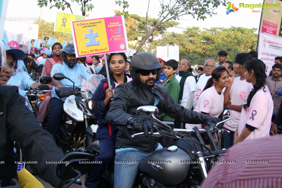 5K Run for Autism Awareness Save the Girl Child at Necklace Road, Hyderabad