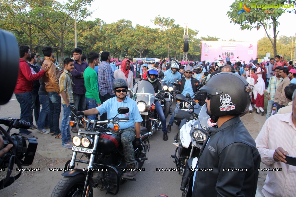 5K Run for Autism Awareness Save the Girl Child at Necklace Road, Hyderabad