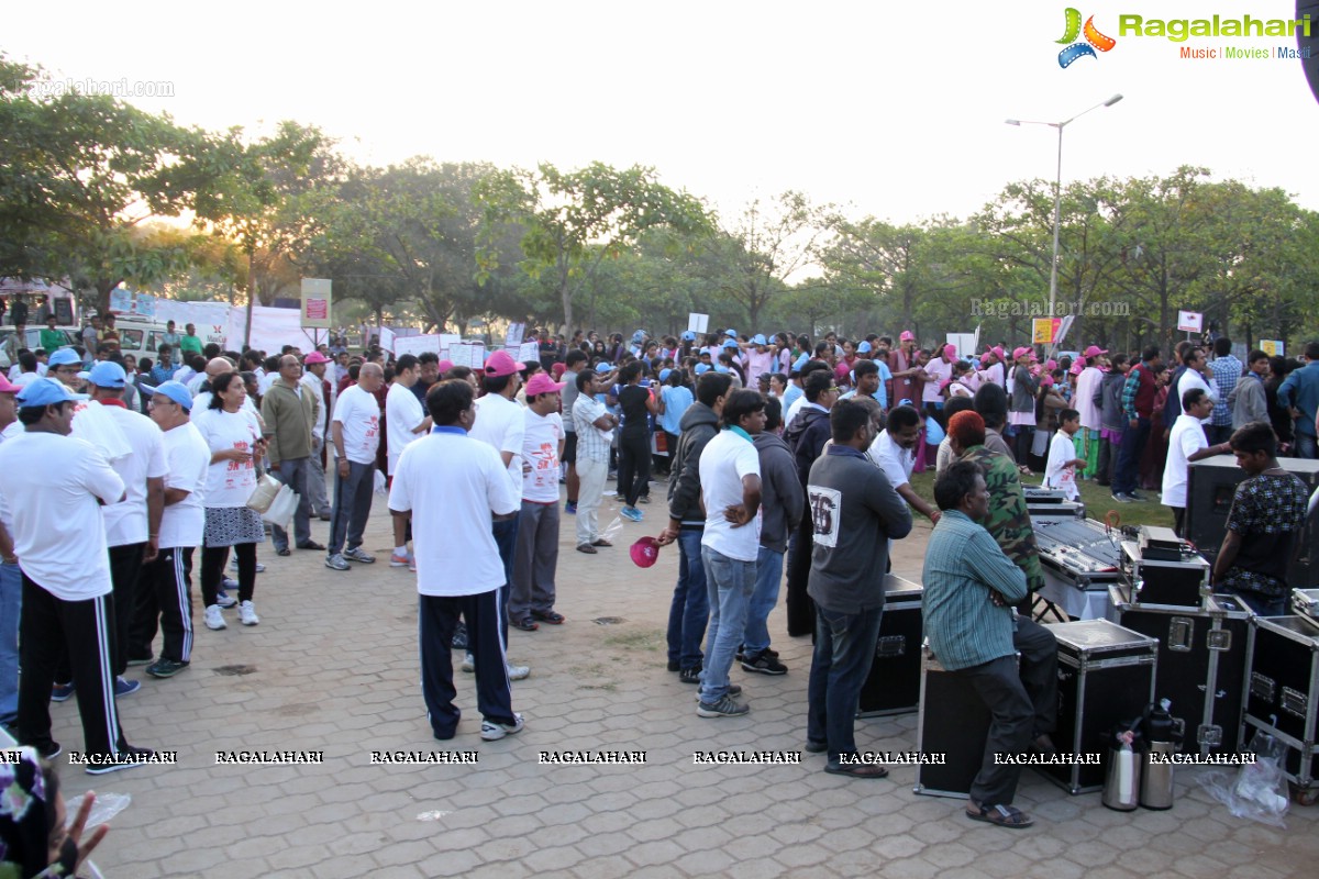 5K Run for Autism Awareness Save the Girl Child at Necklace Road, Hyderabad