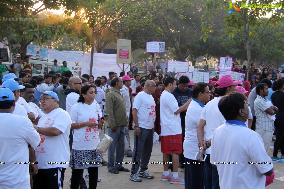 5K Run for Autism Awareness Save the Girl Child at Necklace Road, Hyderabad