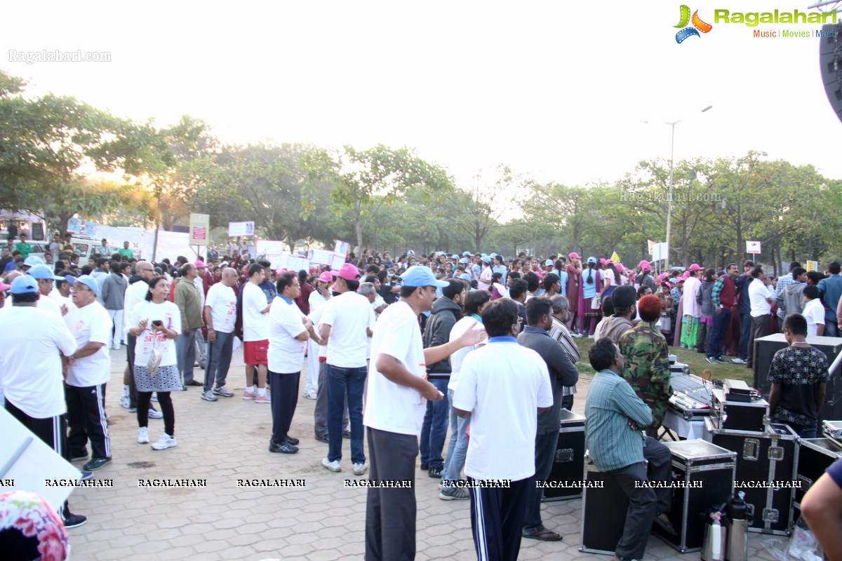 5K Run for Autism Awareness Save the Girl Child at Necklace Road, Hyderabad