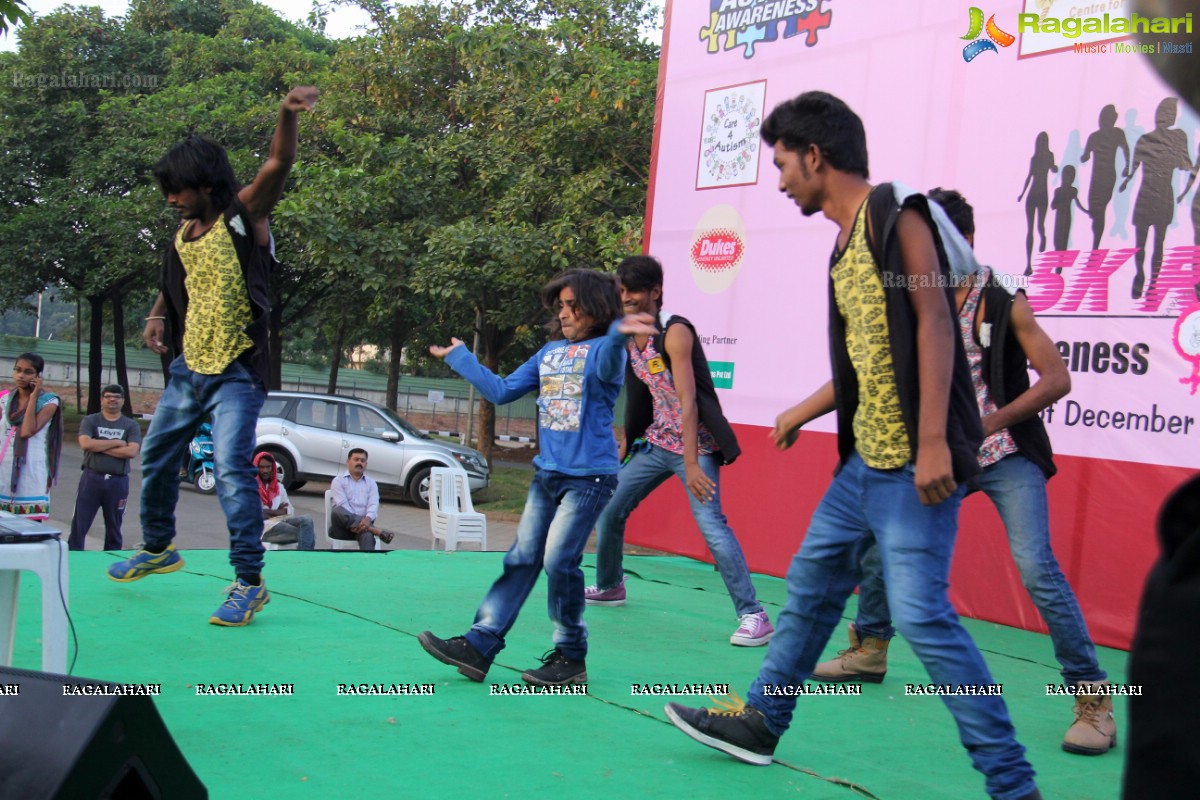 5K Run for Autism Awareness Save the Girl Child at Necklace Road, Hyderabad