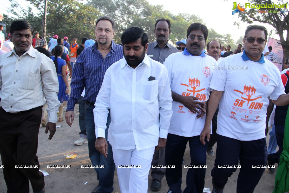 5K Run for Autism Awareness Save the Girl Child at Necklace Road, Hyderabad